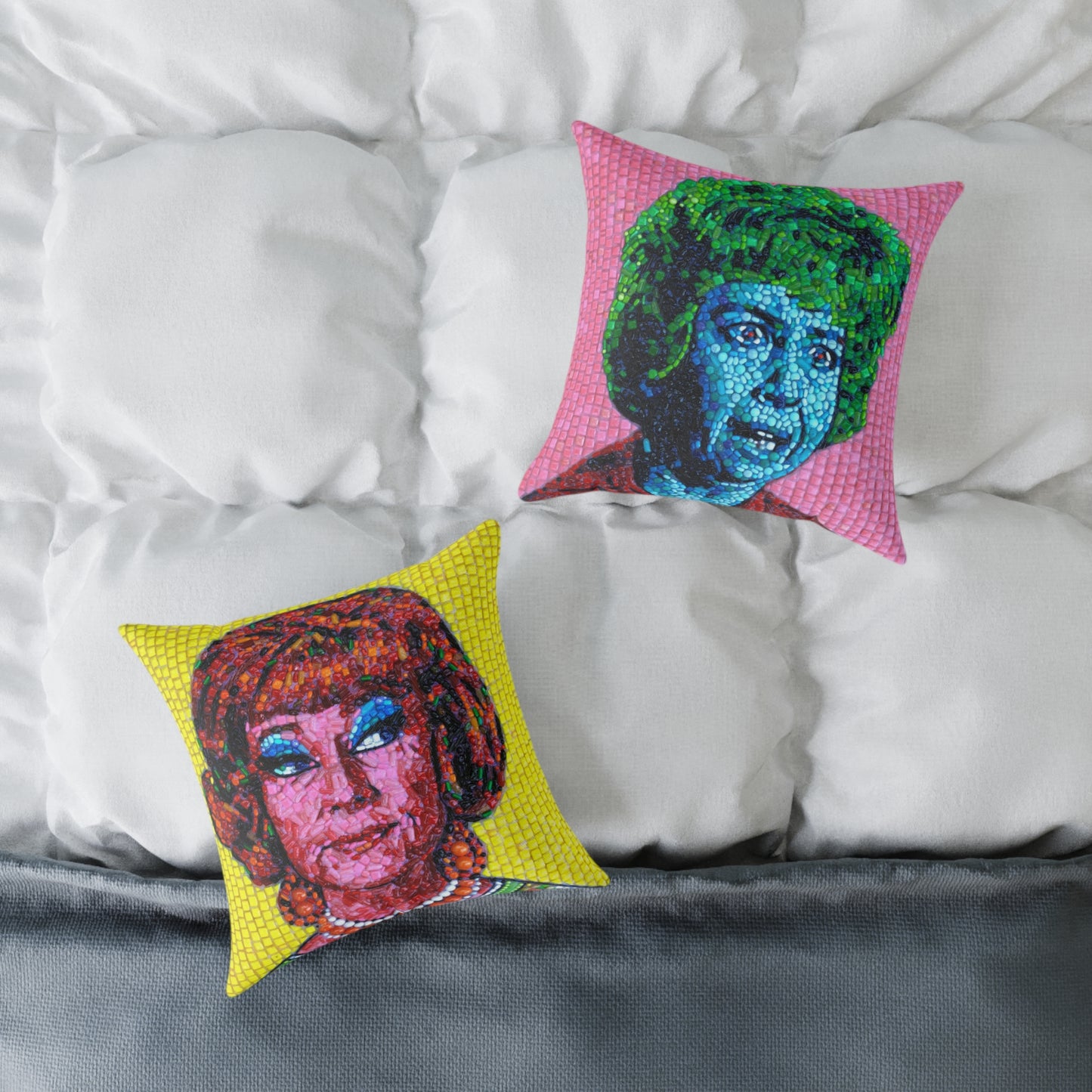 Square Poly Canvas Pillow