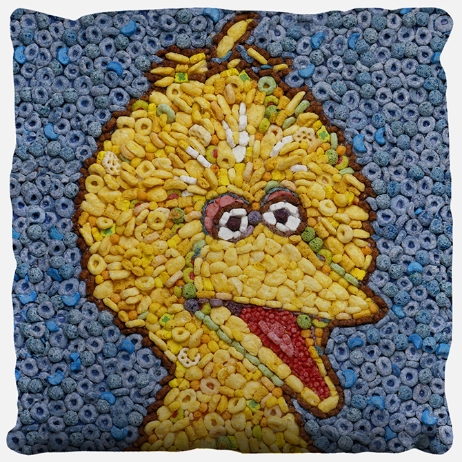 Mickey Mouse / Big Bird Pillow