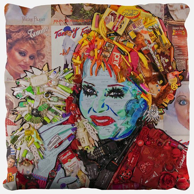 Anna Nicole / Tammy Faye Pillow