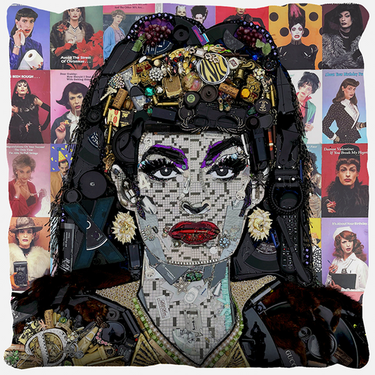 Miss X / Joan Crawford Pillow
