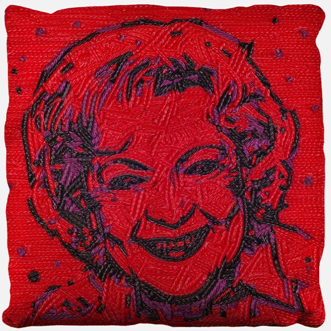 Betty White Pillow