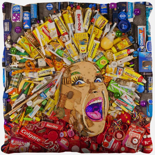 Phyllis Diller "Colorful" Pillow
