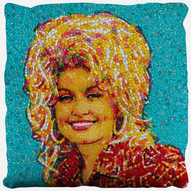 Dolly Parton "Country" Pillow