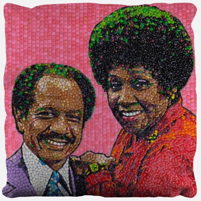 Martin Luther King / The Jeffersons Pillow