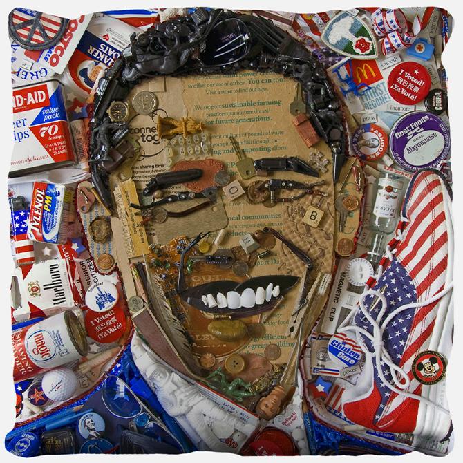 Obama "USA" Pillow